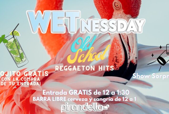 WETnessday! University Party – Barra libre