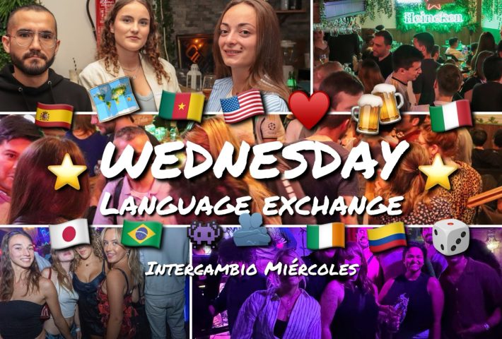 Miércoles: Intercambio de Idiomas Social! 😊🍻