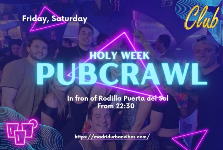 Madrid Pubcrawl & Party – Meet New People 🎉